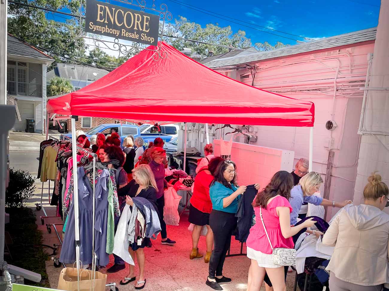 Record setting bag sale at the Encore Shop